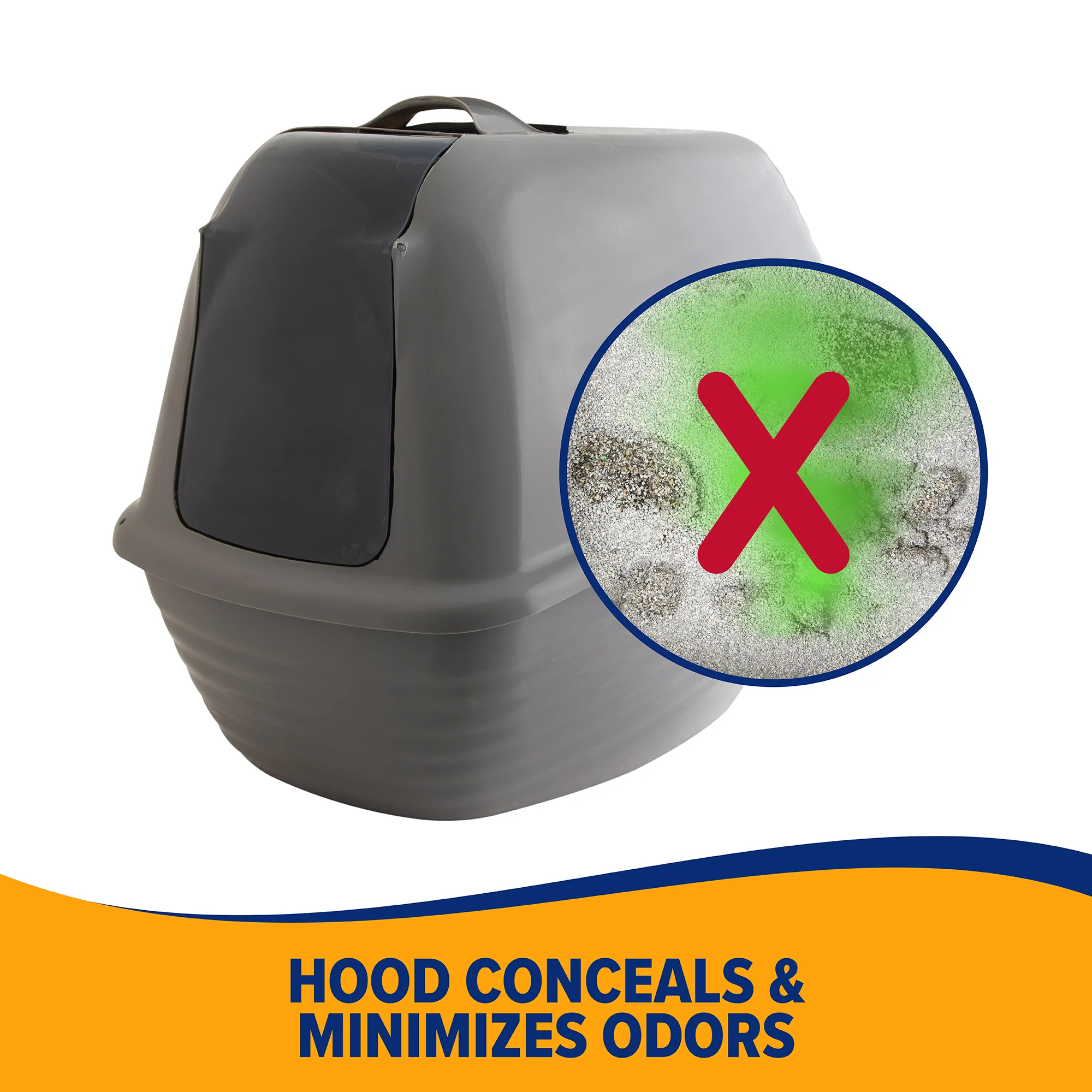 Arm & Hammer Hooded Wave Litter Box - Image 6