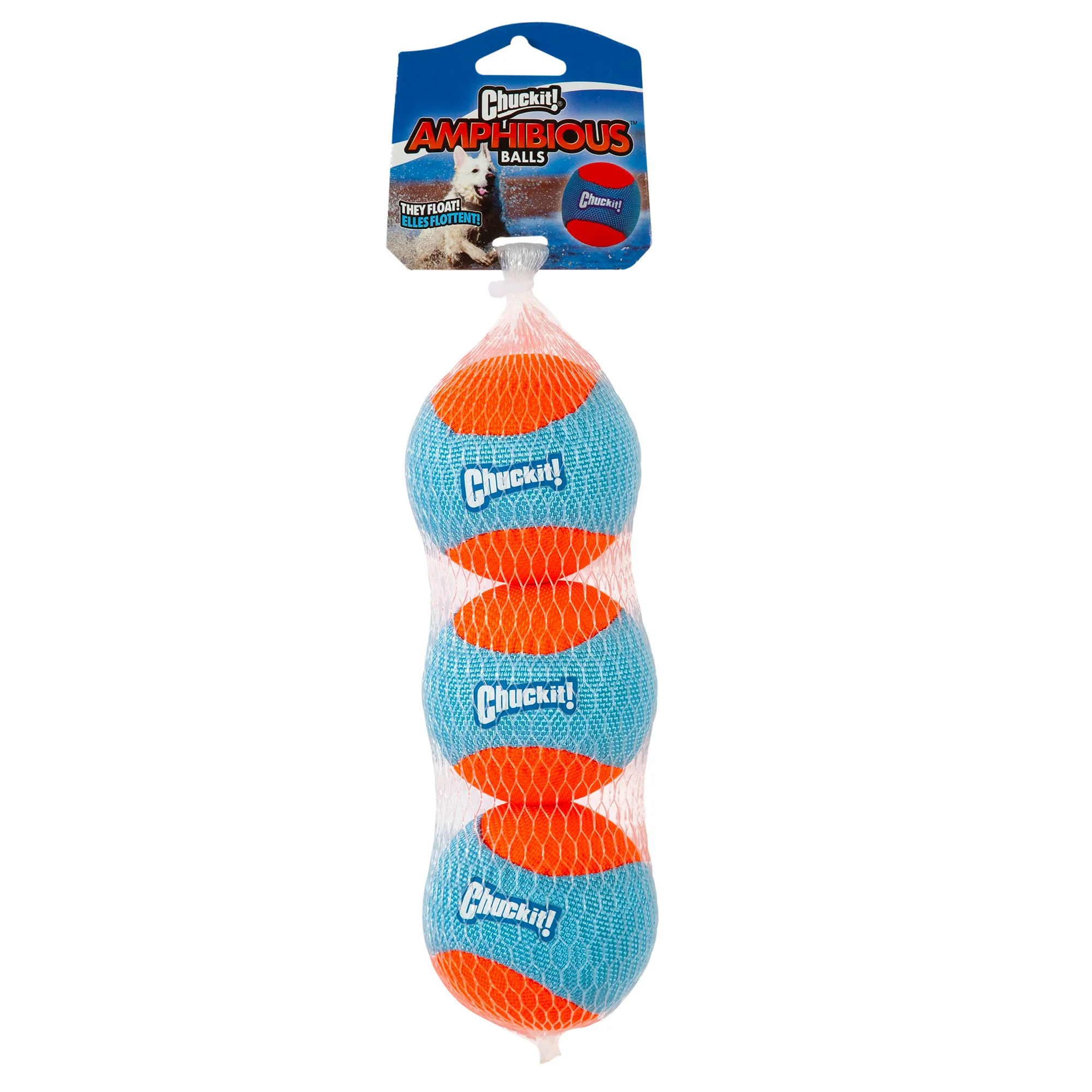 Chuckit! Amphibious Fetch Balls Medium 3 Pack - Image 4