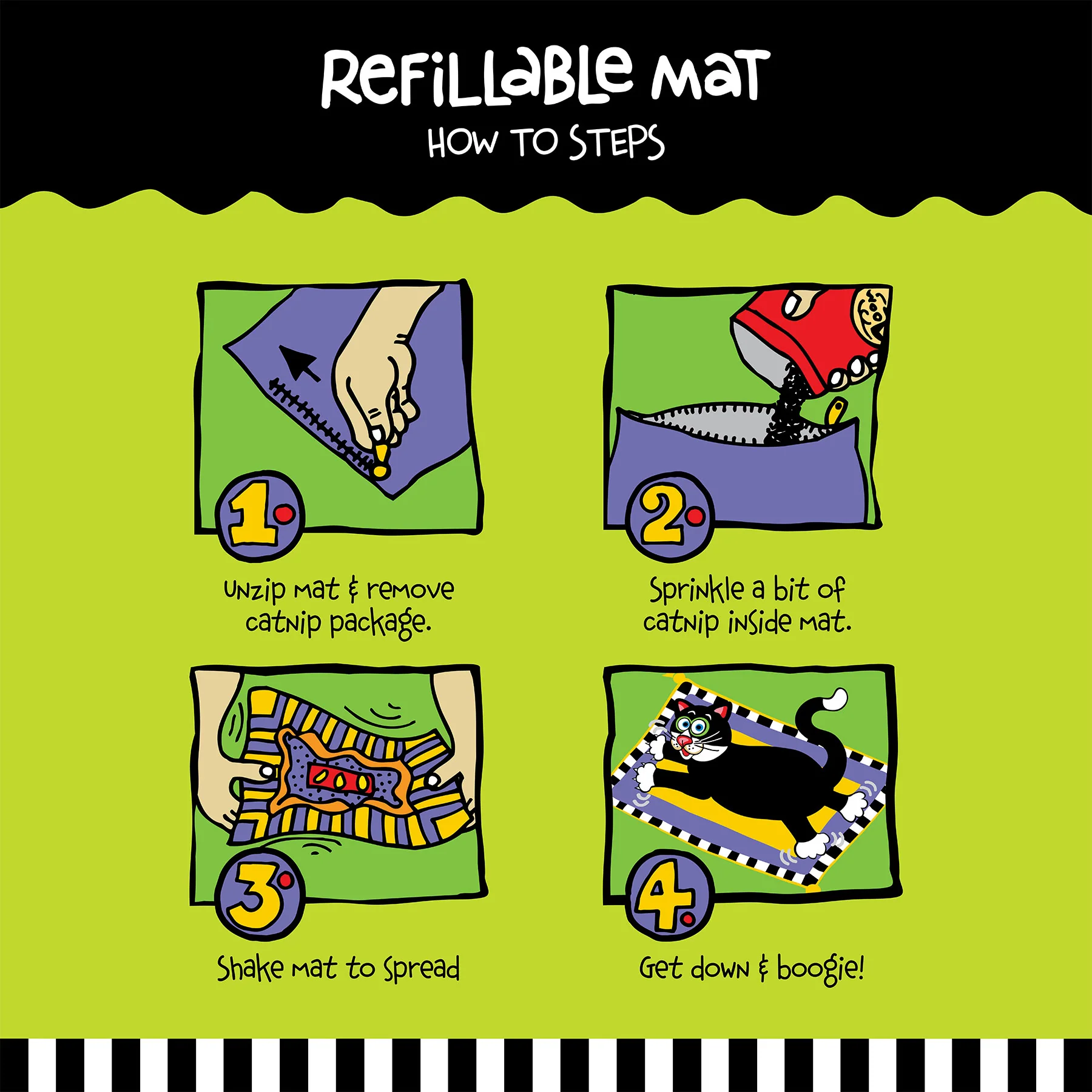 FAT CAT Boogie Catnip Cat Mat - Image 6