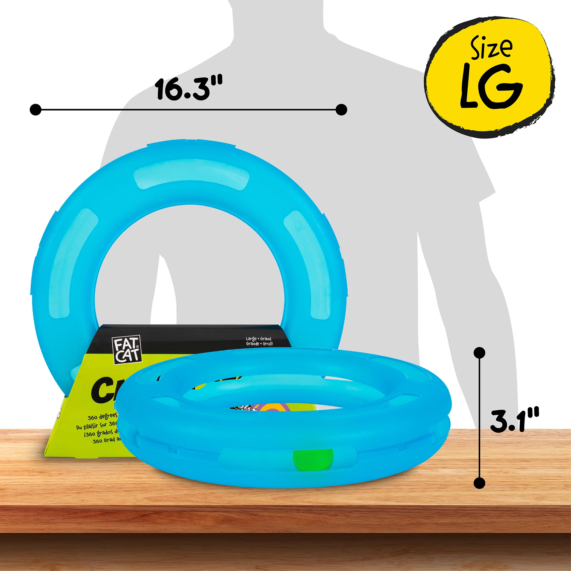FAT CAT Crazy Circle Cat Toy - Image 3