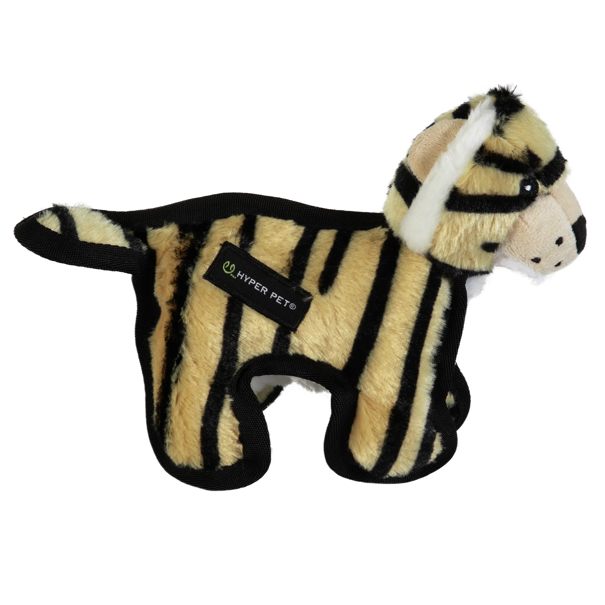 Hyper Pet Tough Plush Tiger With Squeakers - Image 3