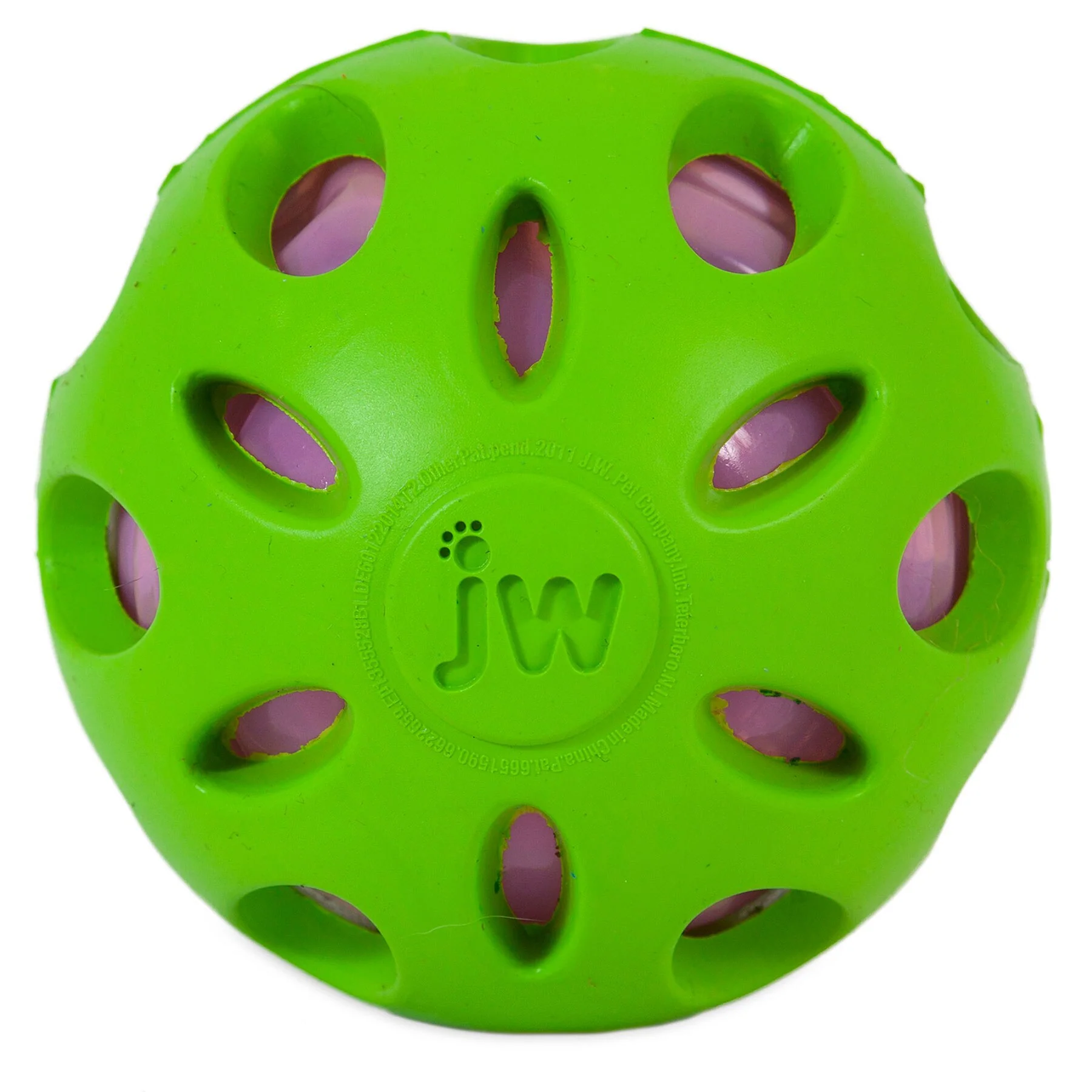 JW Crackle Heads Crackle Ball Dog Toy - Image 3