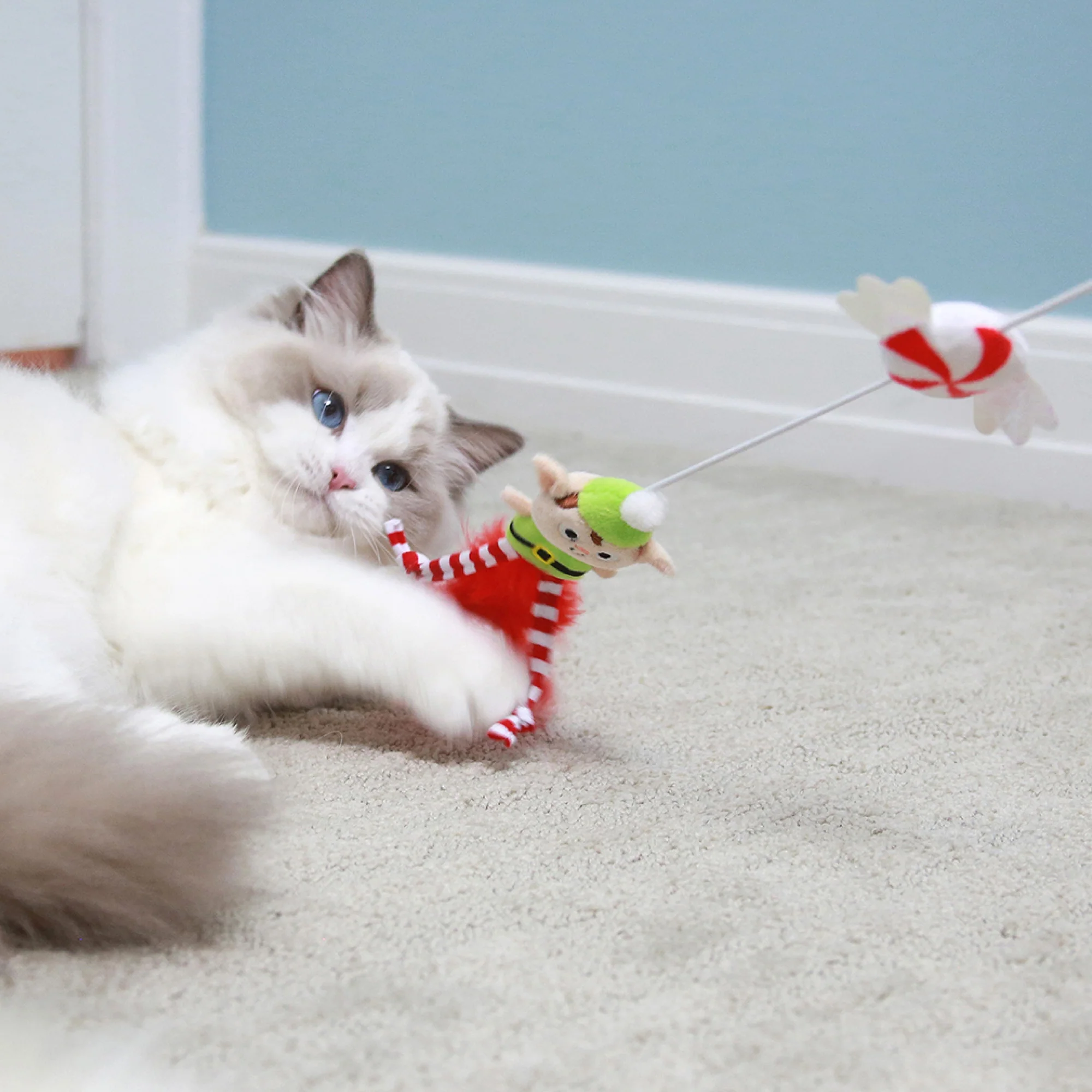 Mad Cat Elfin Around Wand Cat Toy - Image 3