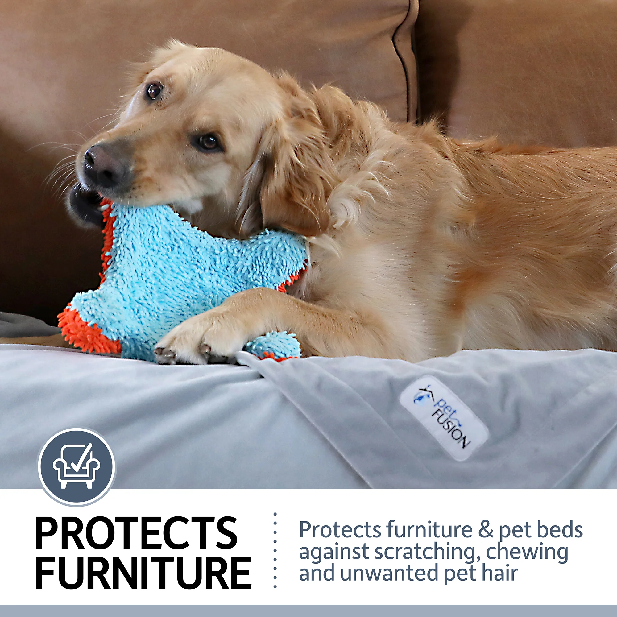 PetFusion Premium Reversible Micro Plush Dog Blanket - Image 3
