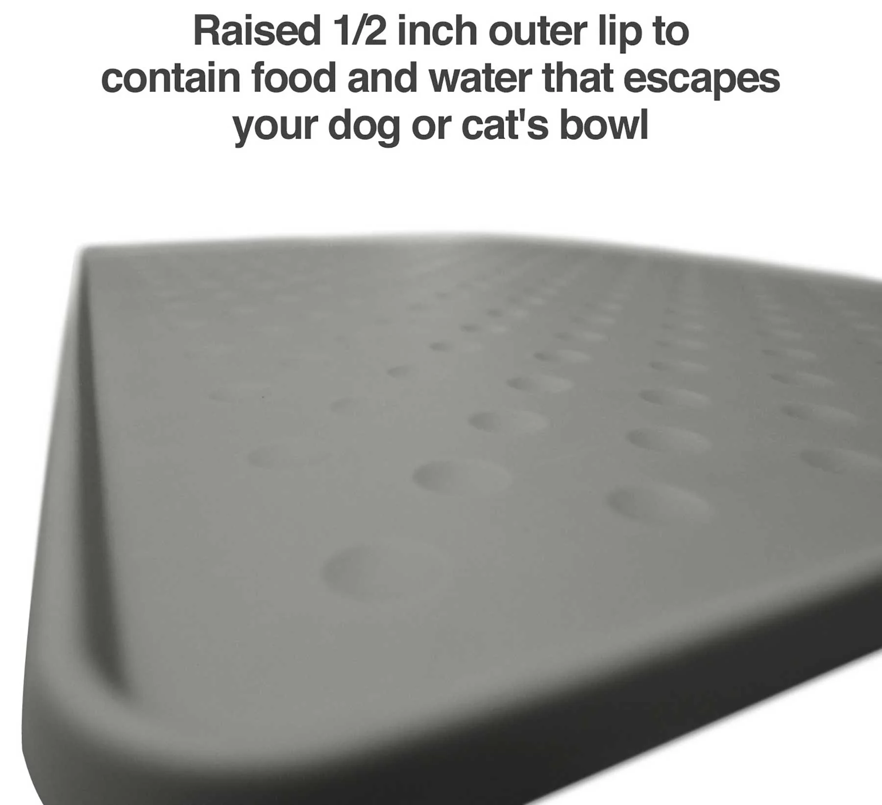 PetFusion Tough Grip Dog Food Mat - Image 3