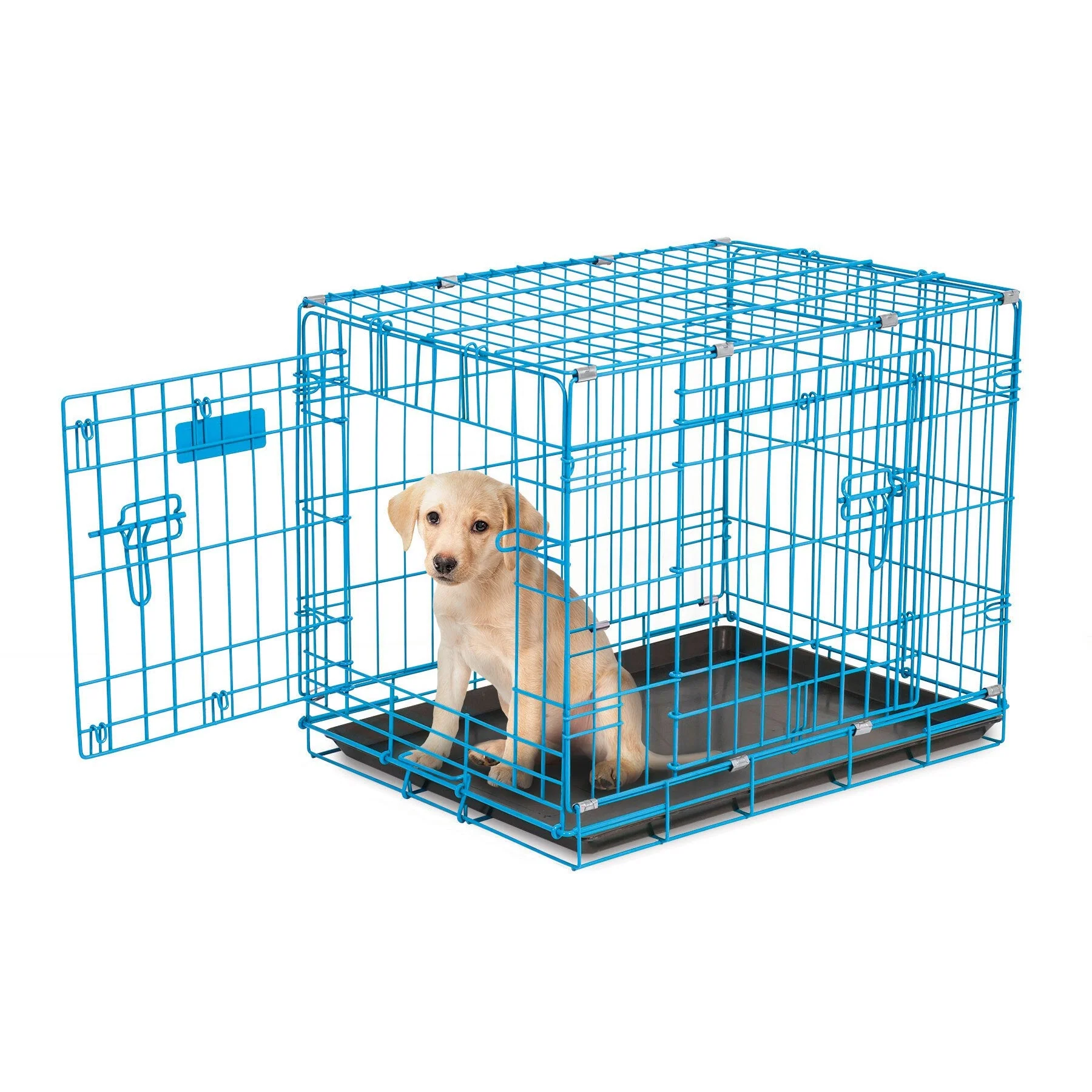 Petmate 2 Door Wire Puppy Crate - Image 3