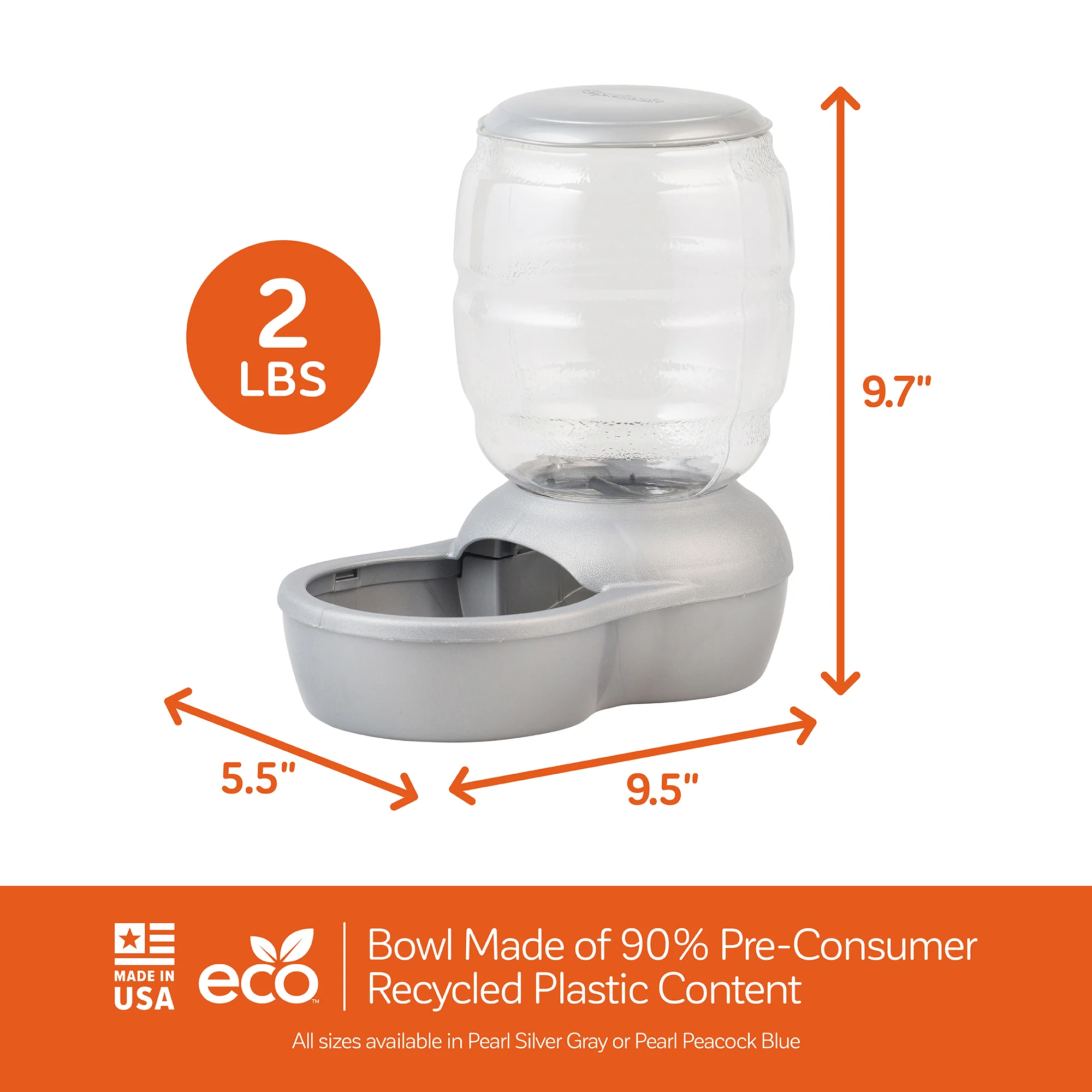 Petmate Replendish Pet Feeder With Microban - Image 3