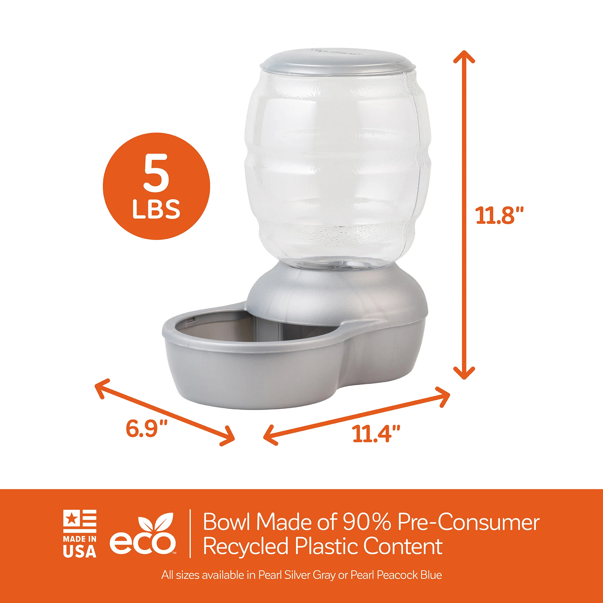Petmate Replendish Pet Feeder With Microban - Image 4