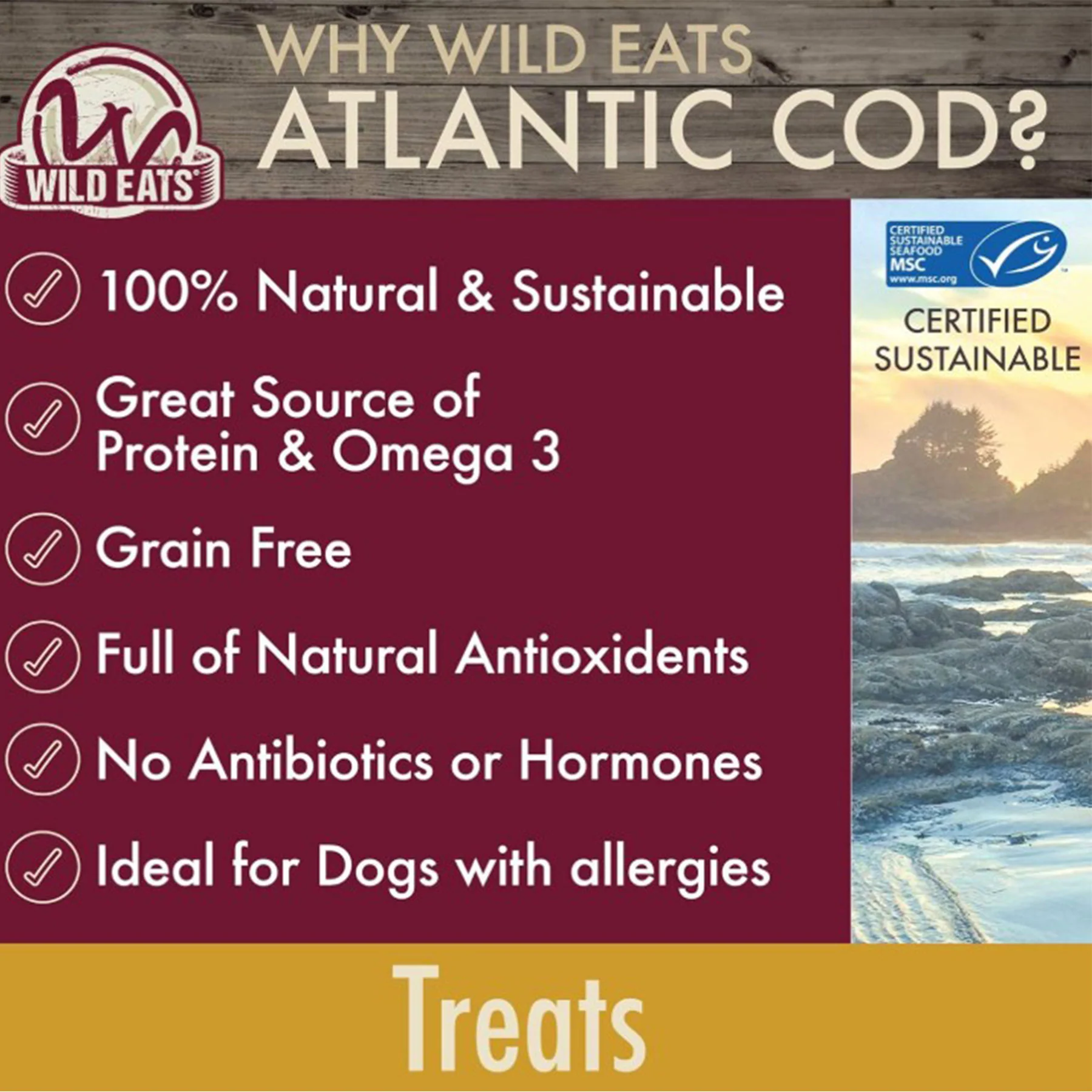 Wild Eats Cod Treats - Image 3